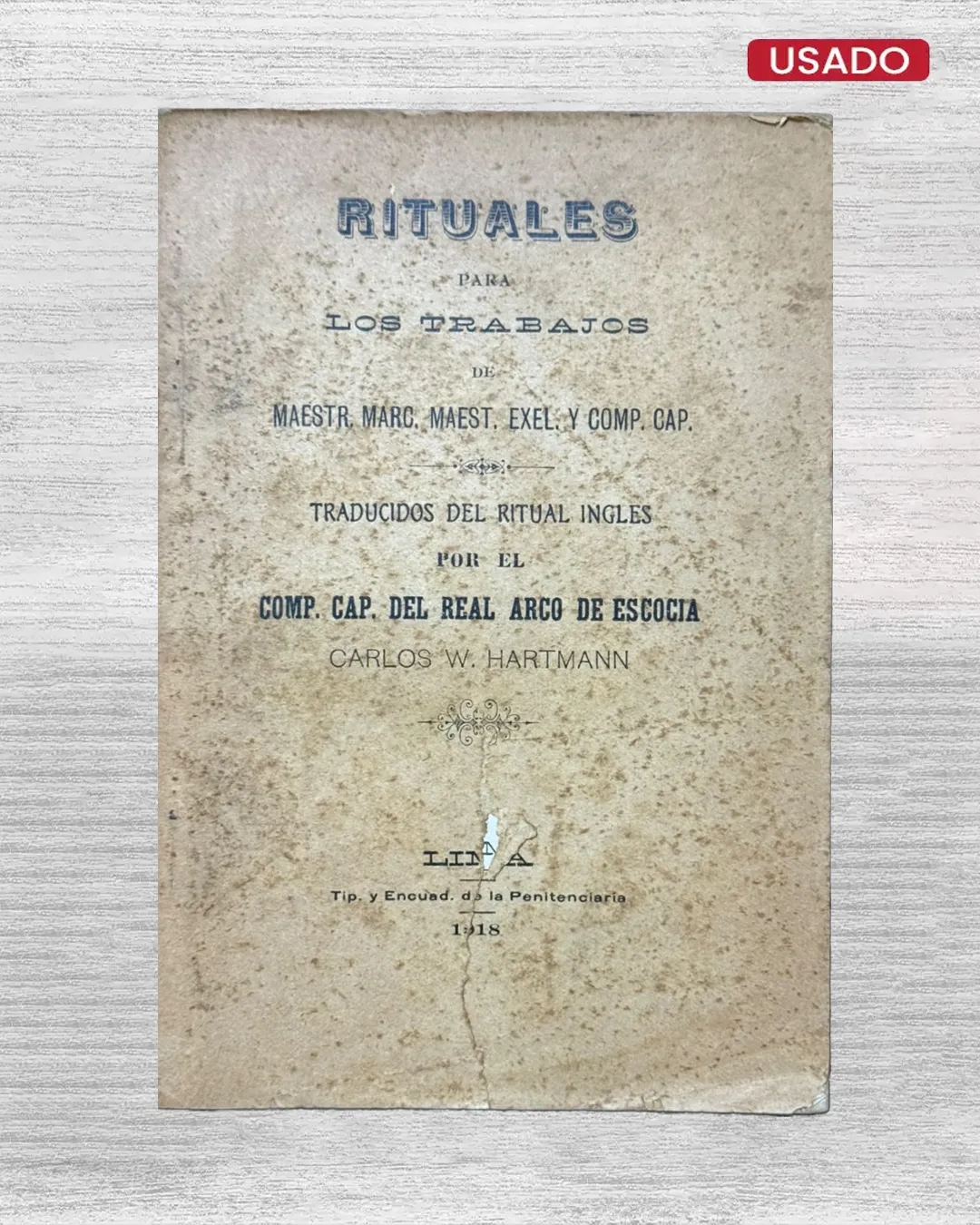 RITUALES PARA LOS TRABAJOS DE MAESTR, MARC. MAEST. EXEL Y COMP. CAP.