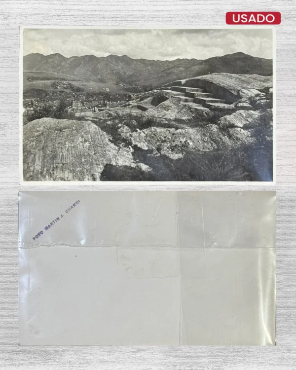 ANTIGUA POSTAL FOTOGRÁFICA DE MACHU PICCHU – FOTO MARTIN CHAMBI