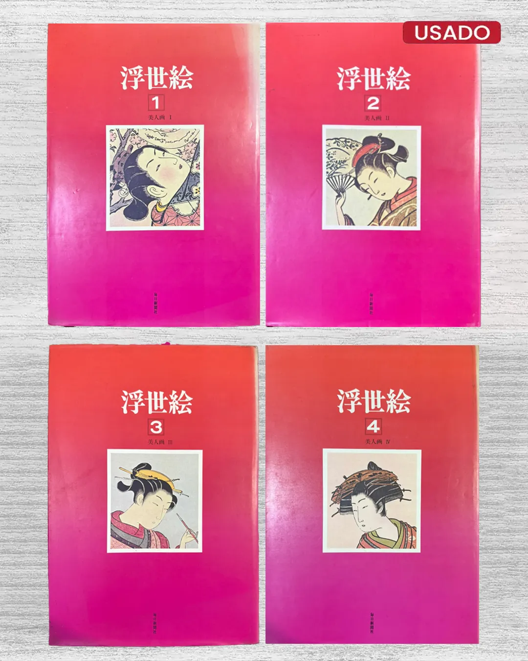 COLECCIÓN COMPLETA DE UKIYO-E – 20 TOMOS – MAINICHI SHIMBUNSHA (JAPÓN)
