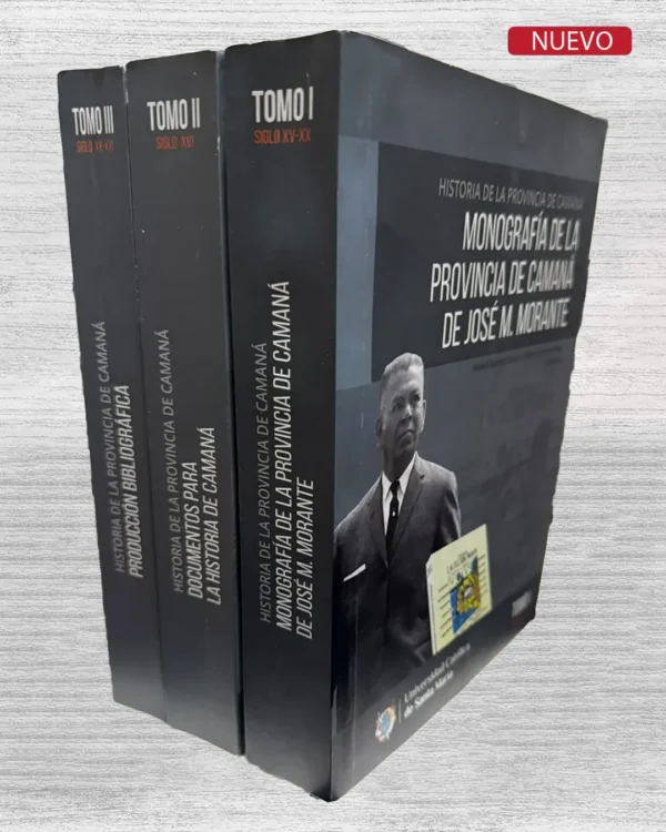 HISTORIA DE LA PROVINCIA DE CAMANÁ (3 TOMOS)