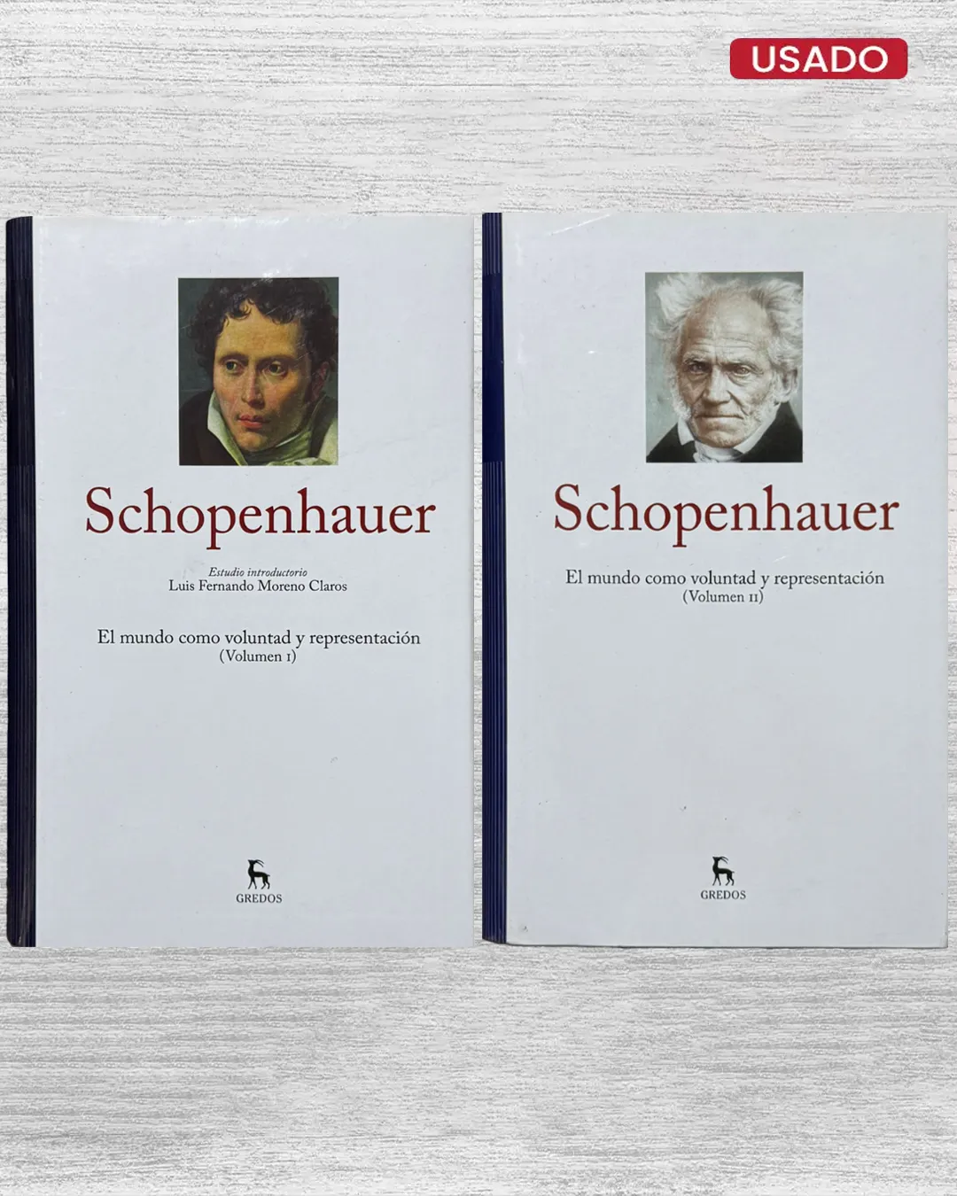 SCHOPENHAUER. 2 TOMOS (EDICIÓN GREDOS)