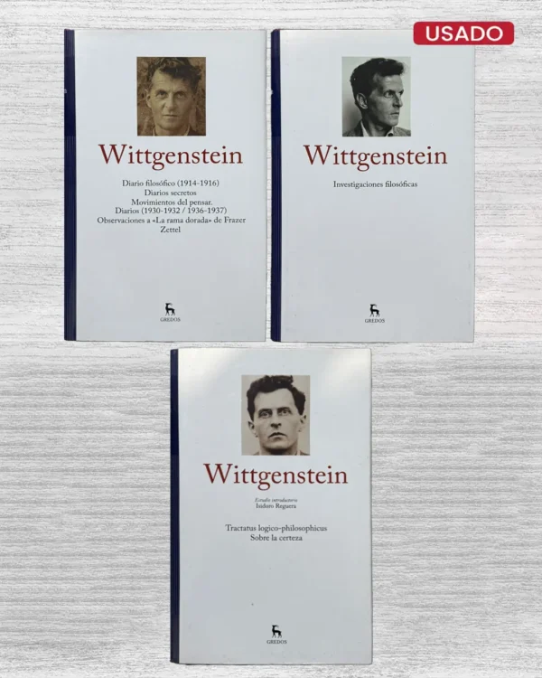 WITTGENSTEIN. 3 TOMOS (EDICIÓN GREDOS)