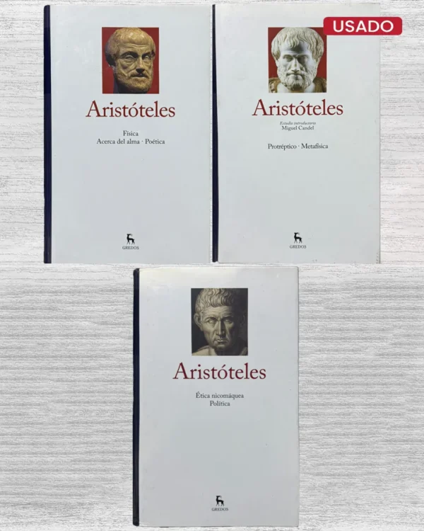 ARISTOTELES. 3 TOMOS (EDICIÓN GREDOS)