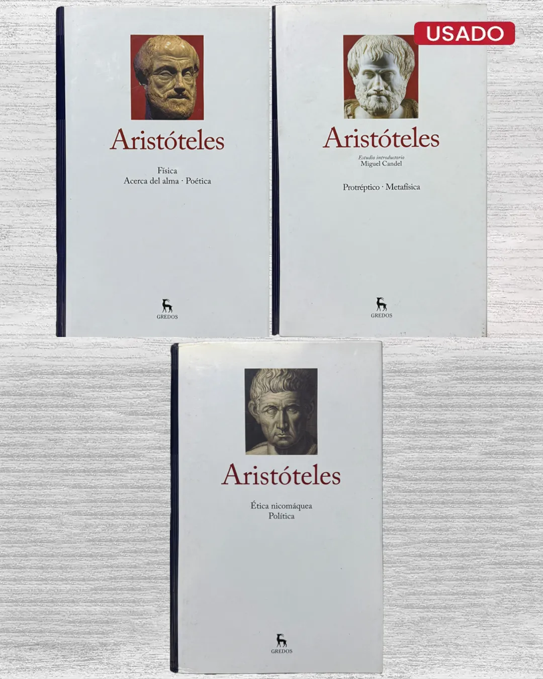 ARISTOTELES. 3 TOMOS (EDICIÓN GREDOS)