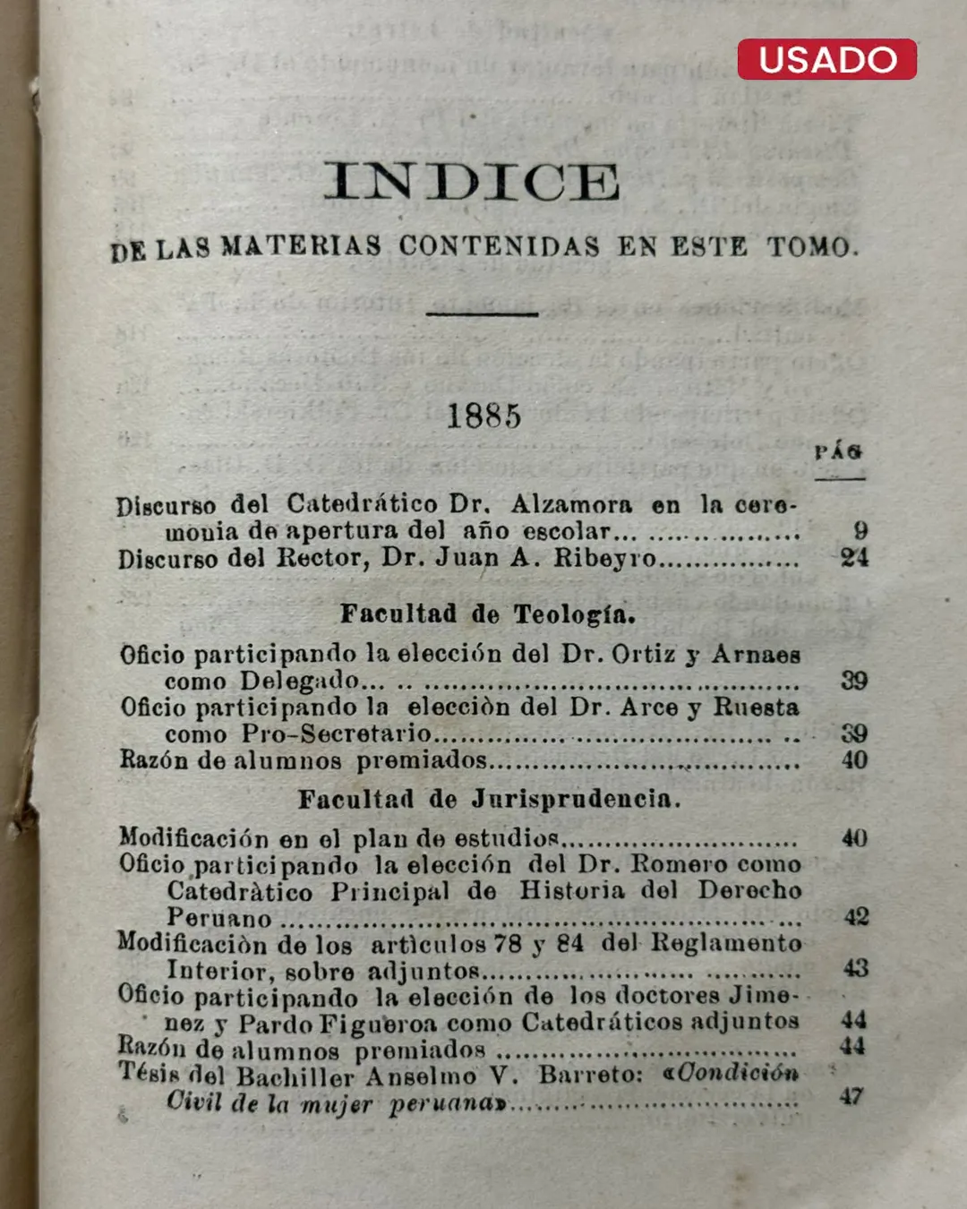 ANALES UNIVERSITARIOS DEL PERU (TOMO XIV) - Imagen 2