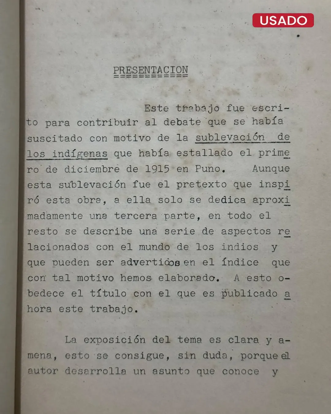 INDIOS (PUNO – 1916) - Imagen 2