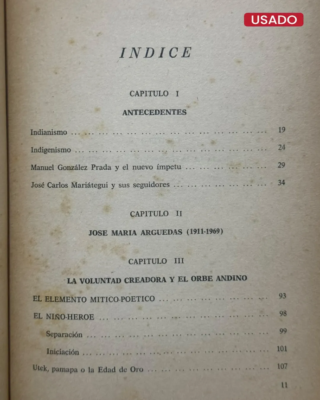 JOSE MARIA ARGUEDAS: EL NUEVO ROSTRO DEL INDIO (UNA ESTRUCTURA MITICO-POETICA) - Imagen 3