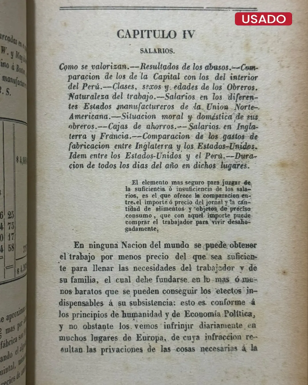 ENSAYO SOBRE LA INDUSTRIA ALGODONERA EN EL PERU (1849) - Imagen 3