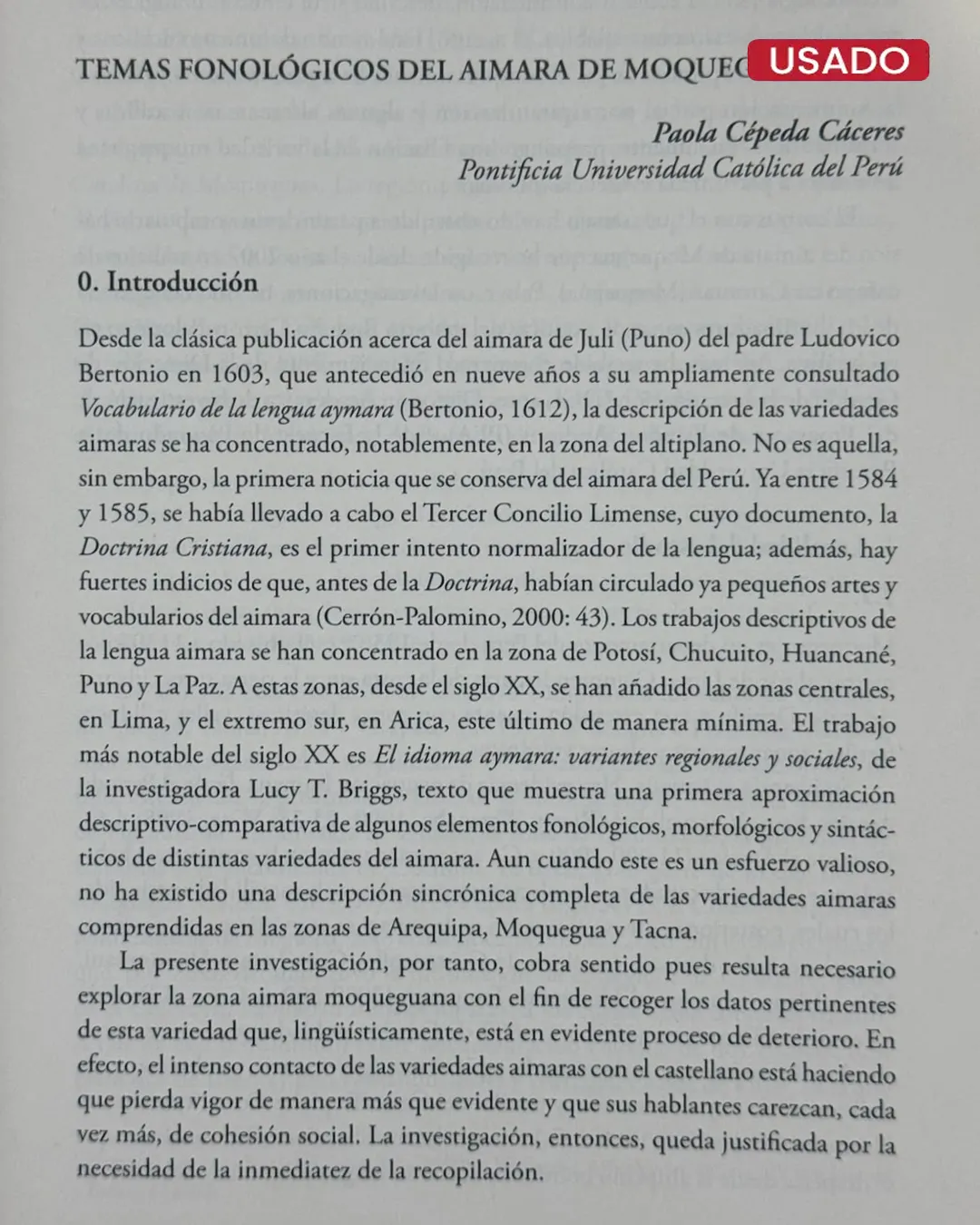 ESTUDIOS SOBRE LENGUAS ANDINAS Y AMAZÓNICAS. HOMENAJE A RODOLFO CERRÓN-PALOMINO - Imagen 2