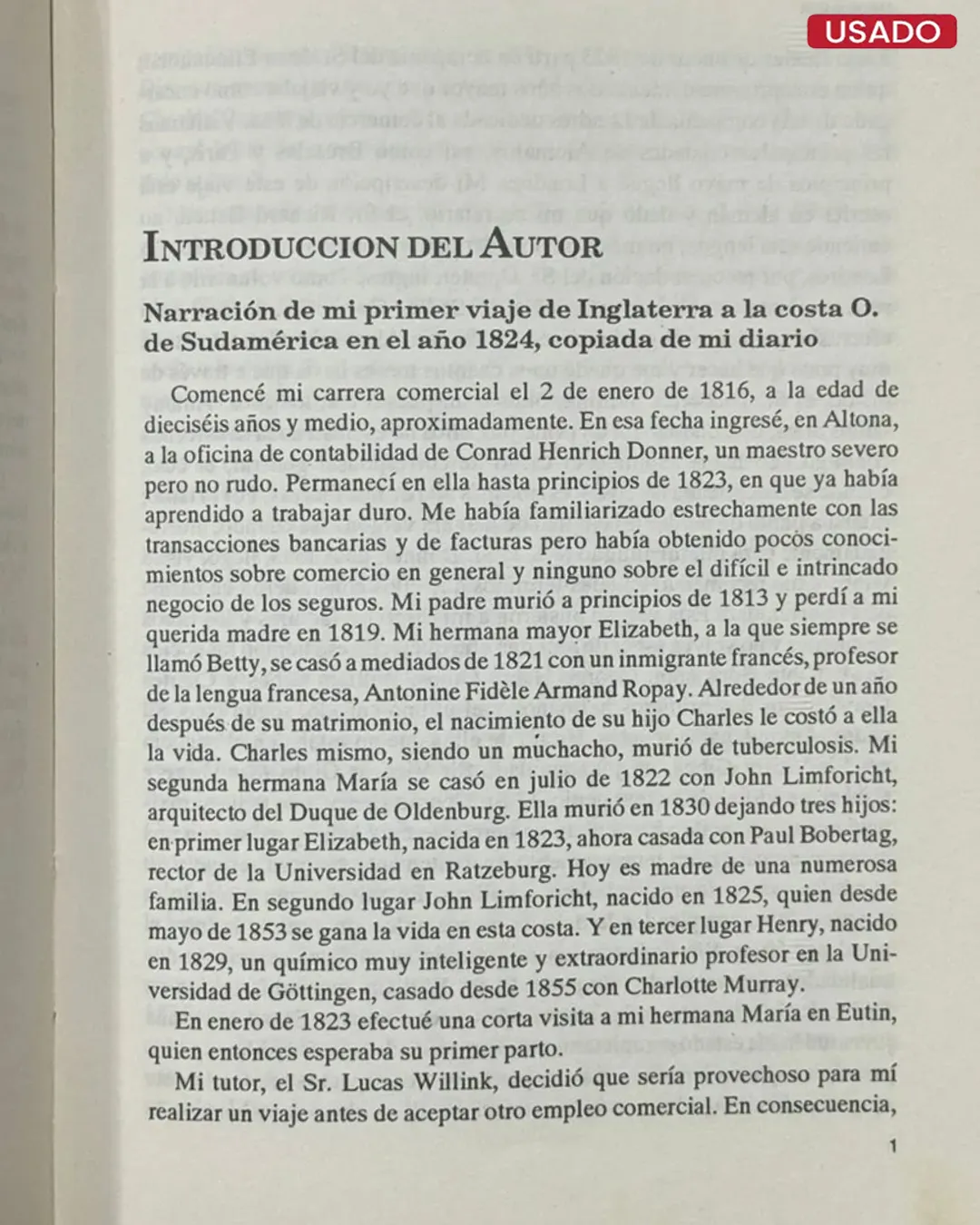 HEINRICH WITT. DIARIO 1824-1890. UN TESTIMONIO PERSONAL SOBRE EL PERÚ DEL SIGLO XIX (2 TOMOS) - Imagen 2