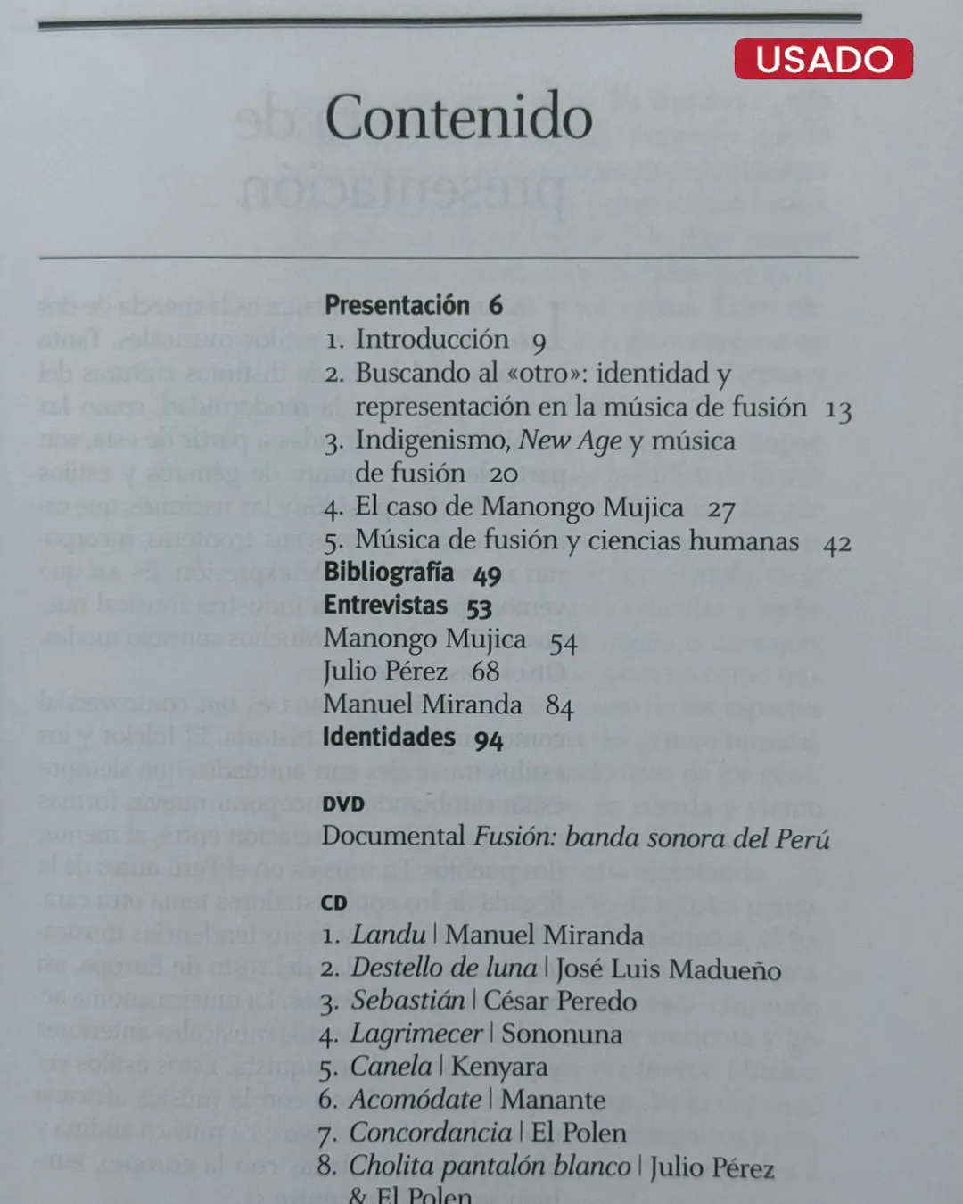 FUSION: BANDA SONORA DEL PERU (+ CD Y DVD) - Imagen 3