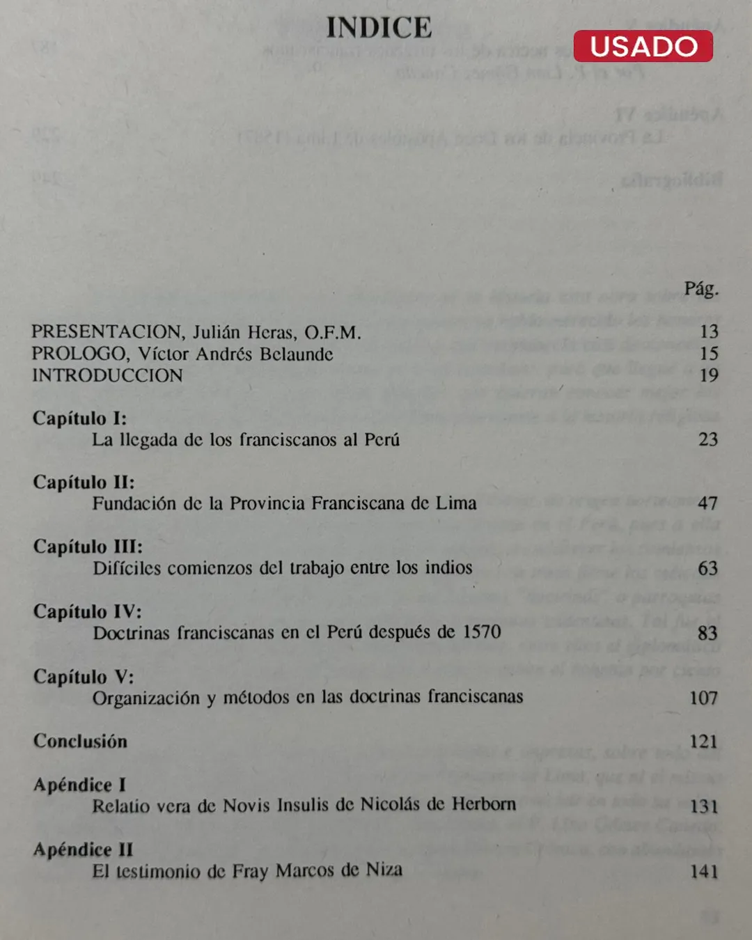 COMIENZOS DE LOS FRANCISCANOS EN EL PERU - Imagen 2