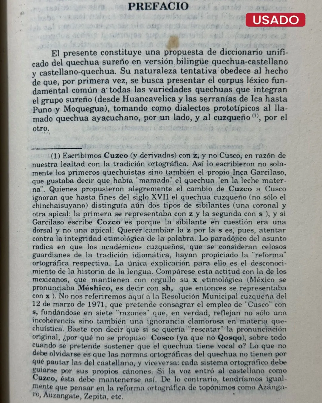 QUECHUA SUREÑO; DICCIONARIO UNIFICADO - Imagen 2