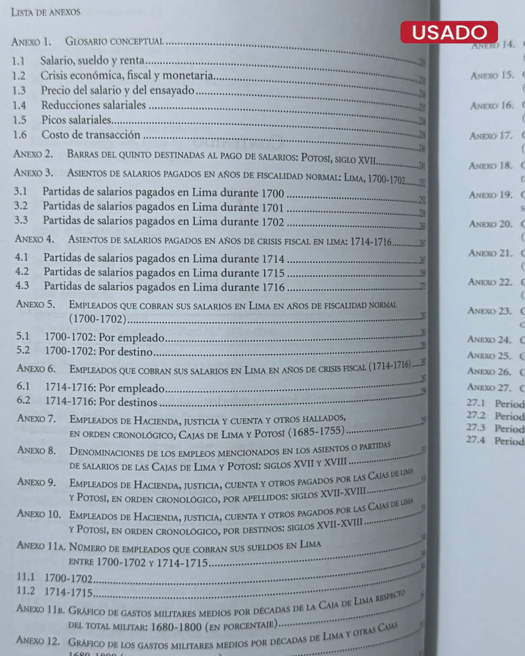 FUNCIONARIOS Y REMUNERACIONES. SALARIOS DE LA CAJA REAL DE LIMA EN LOS SIGLOS XVII Y XVIII - Imagen 3