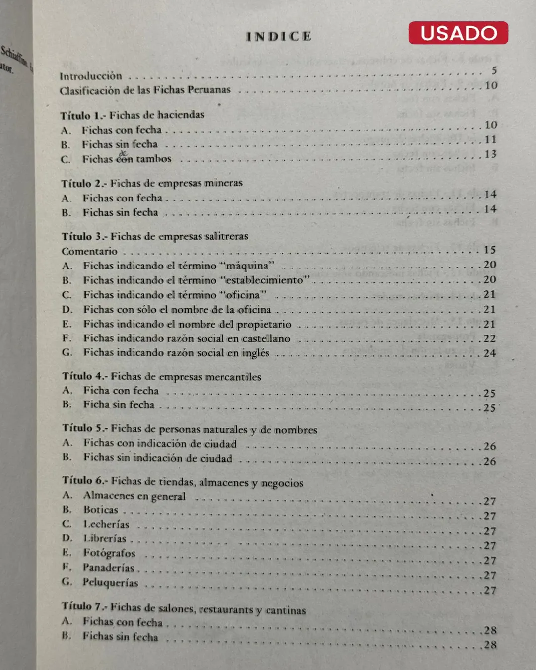 LAS FICHAS PERUANAS - Imagen 3