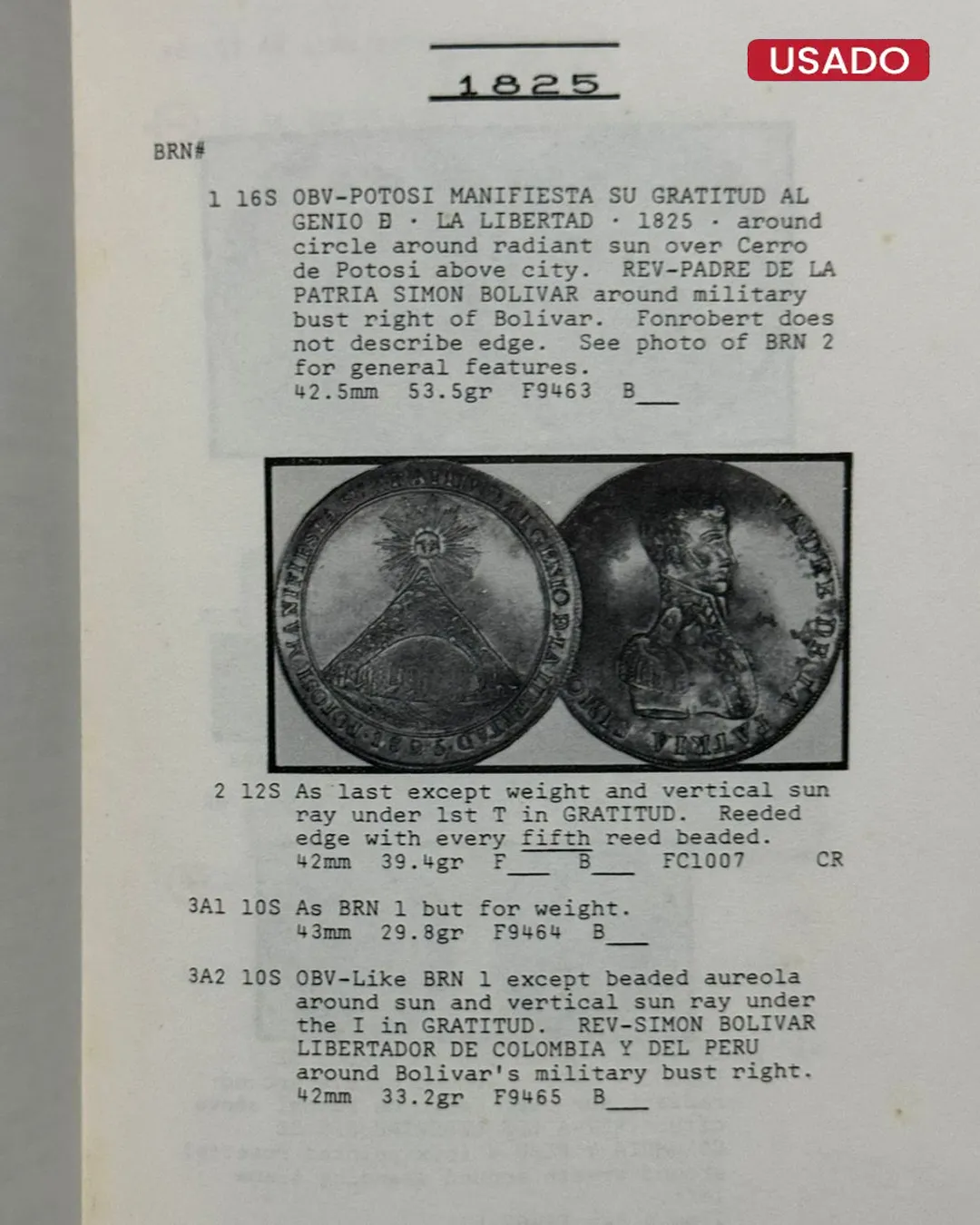 BOLIVIAN PROCLAMATION COINAGE - Imagen 2