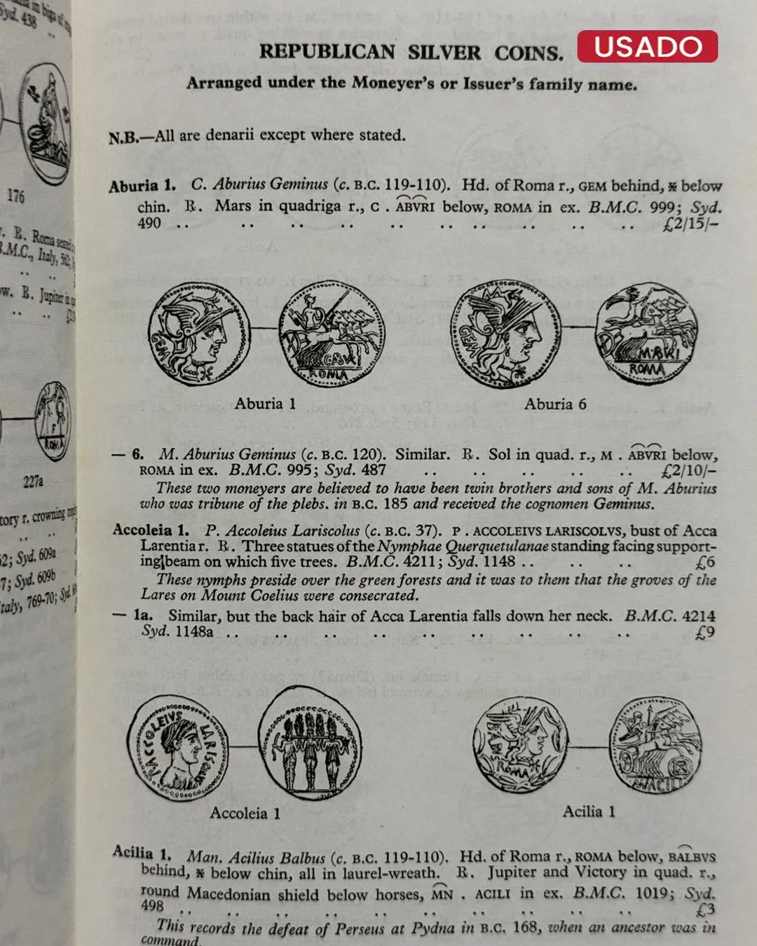 ROMAN SILVER COINS (2 VOL.) - Imagen 3
