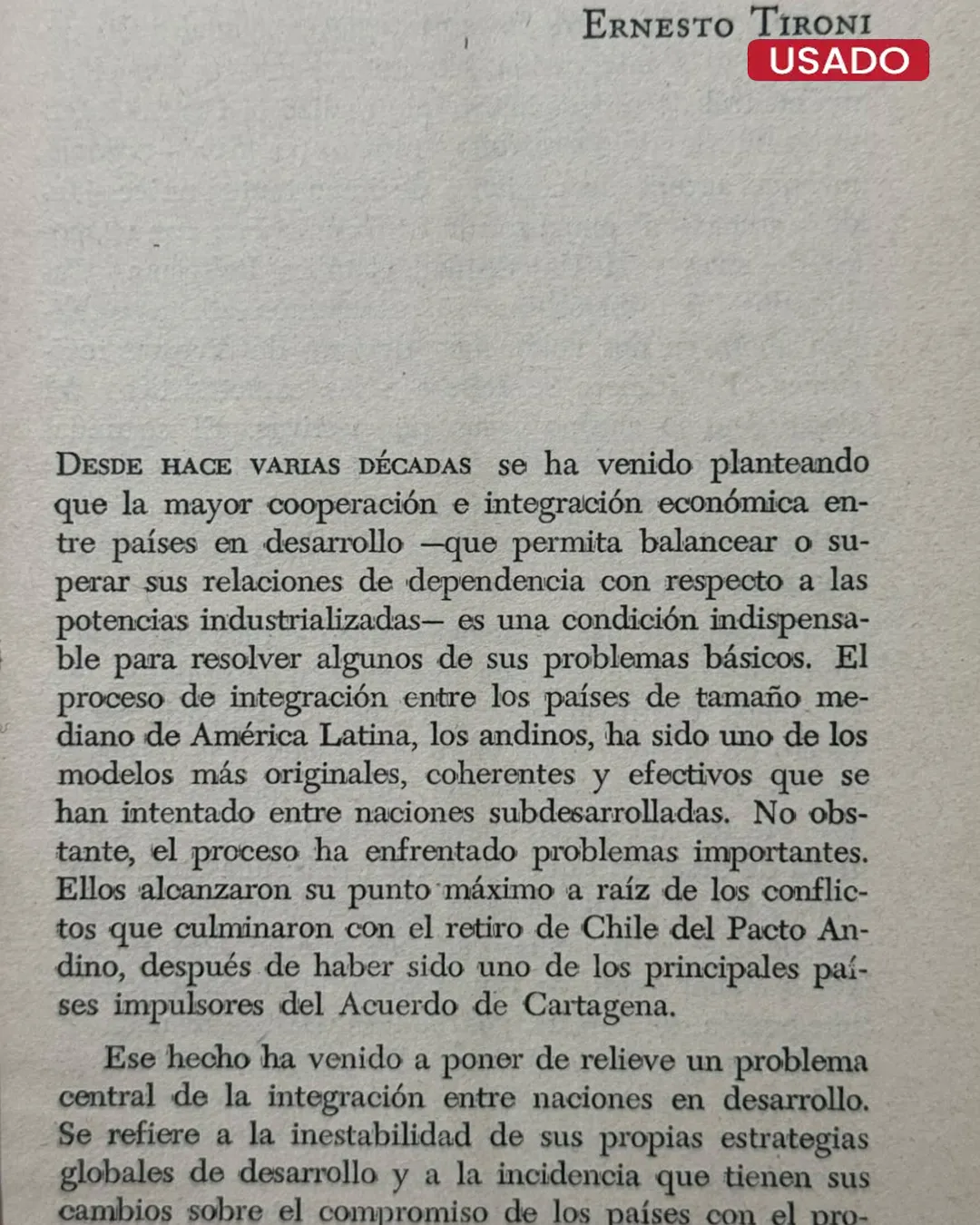 PACTO ANDINO; DESARROLLO NACIONAL E INTEGRACION ANDINA - Imagen 3