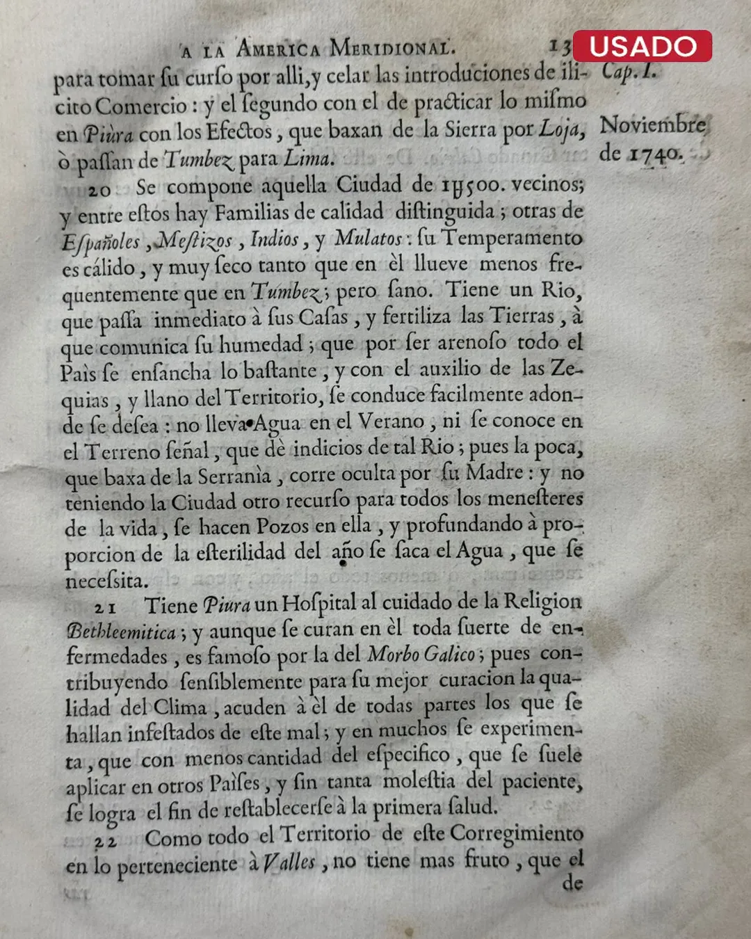 ELACION HISTORICA DEL VIAGE A LA AMERICA MERIDIONAL HECHO DE ORDEN DE S. MAG PARA MEDIR ALGUNOS GRADOS DE MERIDIANO TERREFTRE, Y VENIR POR ELLOS EN CONOCIMIENTO DE LA VERDADERA FIGURA, Y MAGNITUD DE LA TEIRRA, CON OTRAS VARIAS OBFERVACIONES AFTRONOMICA, Y PHIFICAS (SEGUNDA PARTE, TOMO TERCERO) - Imagen 4