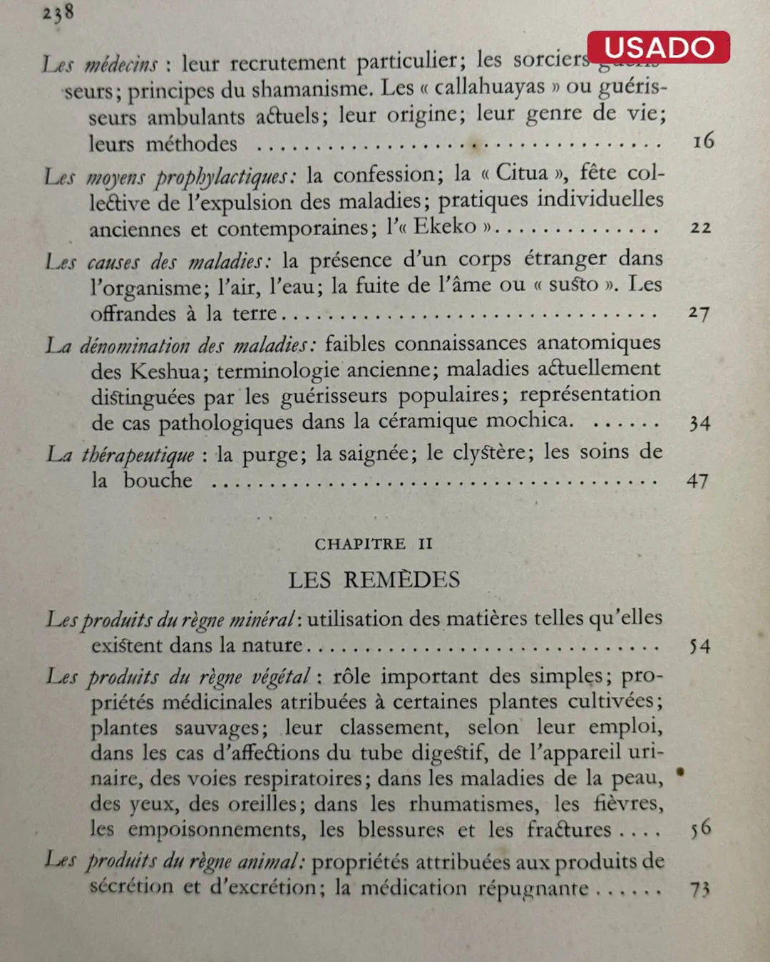LA MEDECINE DANS L’ANCIEN PEROU (TEXTO EN FRANCES) - Imagen 5