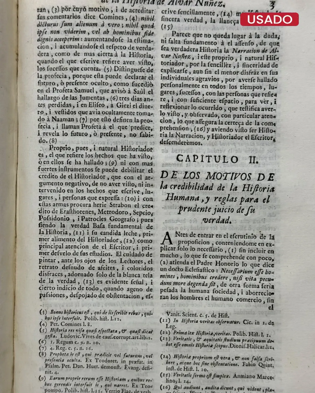HISTORIADORES PRIMITIVOS DE LAS INDIAS OCCIDENTALES, QUE JUNTÓ, TRADUXO EN PARTE Y SACÒ À LUZ, ILUSTRADOS CON ERUDÌTAS NOTAS, Y COPIOSOS INDICES, EL ILUSTRISSIMO SEÑOR D. ANDRES GONZÁLEZ BARCIA, DEL CONSEJO, Y CAMARA DE S. M. DIVIDIOS EN TRES TOMOS (3 TOMOS) - Imagen 5