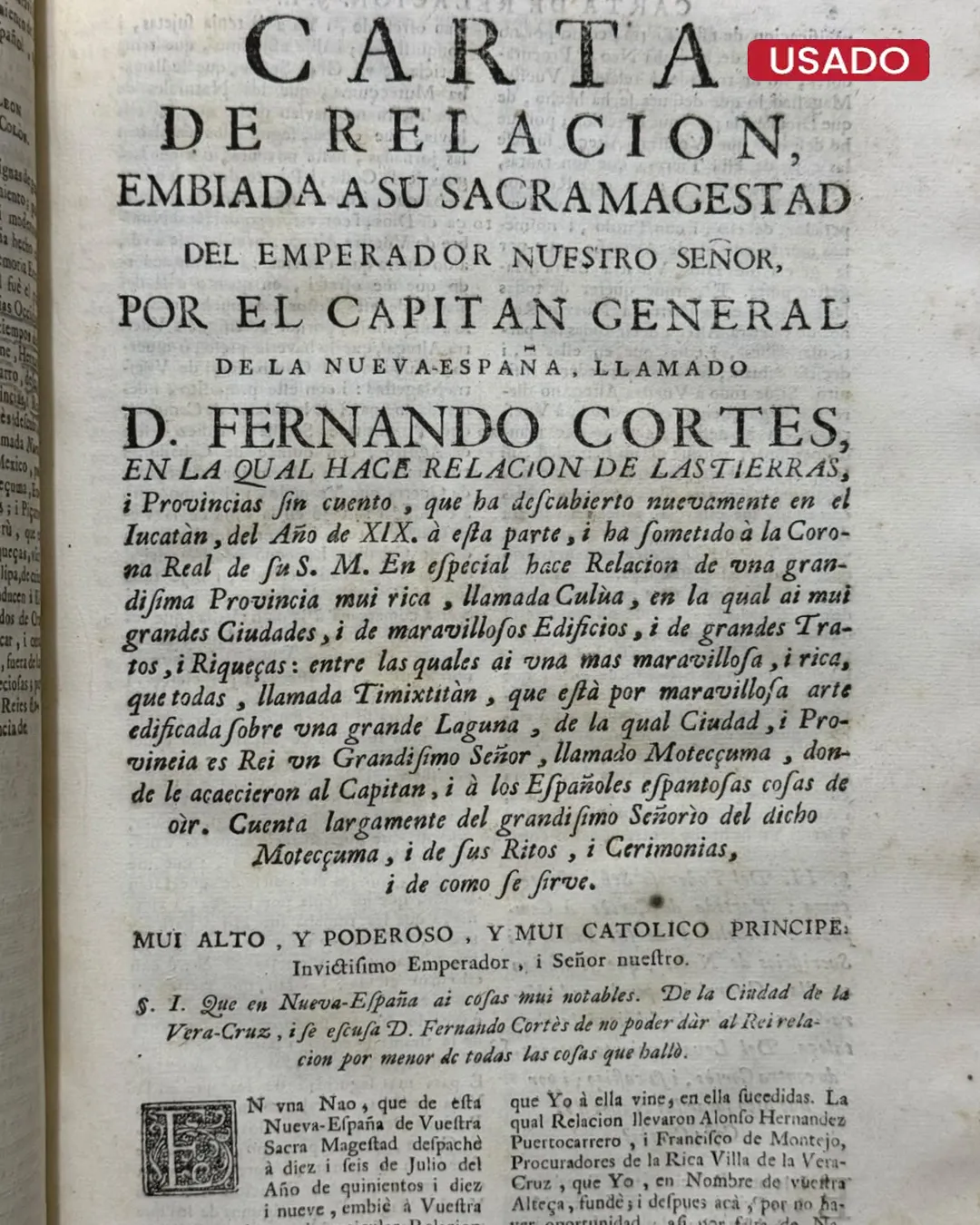 HISTORIADORES PRIMITIVOS DE LAS INDIAS OCCIDENTALES, QUE JUNTÓ, TRADUXO EN PARTE Y SACÒ À LUZ, ILUSTRADOS CON ERUDÌTAS NOTAS, Y COPIOSOS INDICES, EL ILUSTRISSIMO SEÑOR D. ANDRES GONZÁLEZ BARCIA, DEL CONSEJO, Y CAMARA DE S. M. DIVIDIOS EN TRES TOMOS (3 TOMOS) - Imagen 4