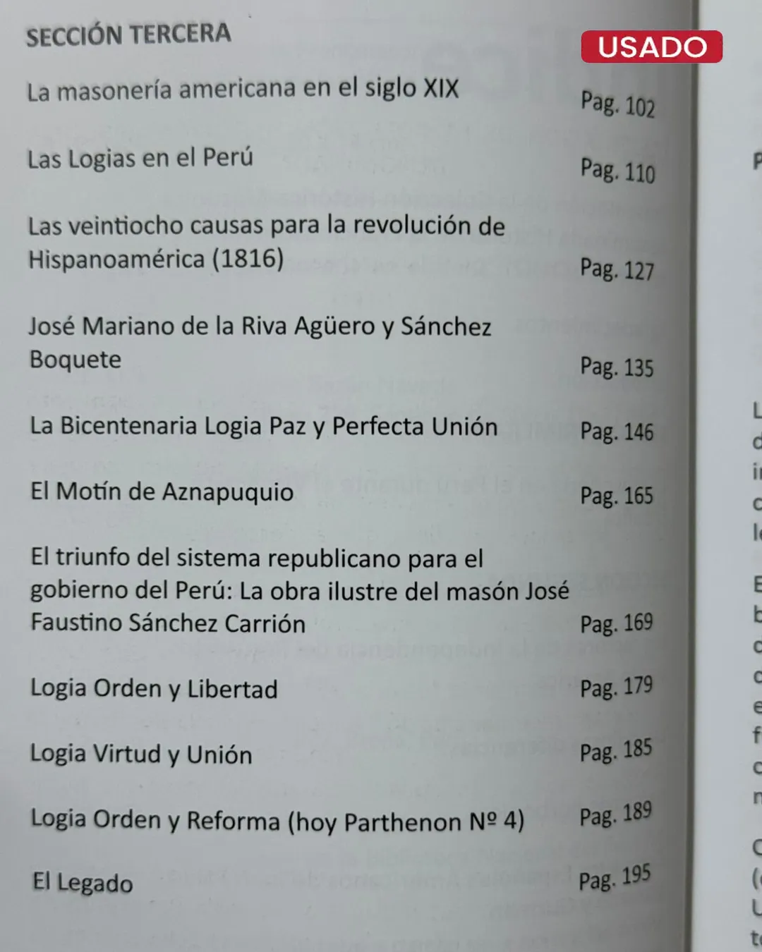 HISTORIA DE LA FRANCMASONERIA EN EL PERU (TOMO I – DESDE LA COLONIA HASTA 1824) - Imagen 3