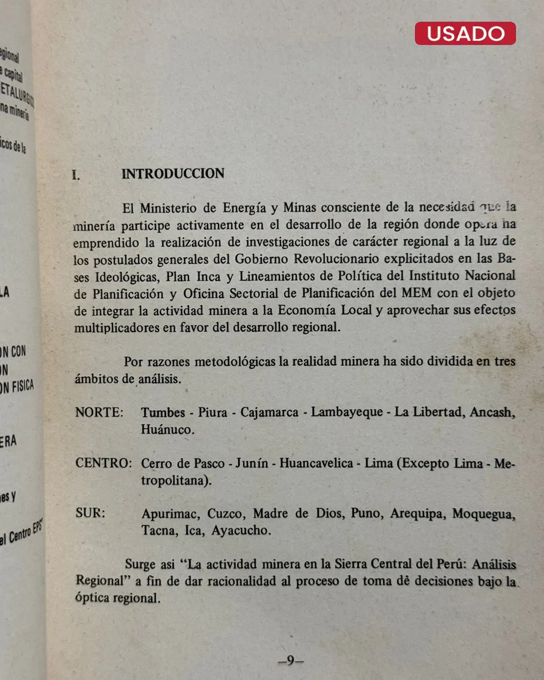 LA ACTIVIDAD MINERA EN LA SIERRA CENTRAL DEL PERÚ (ANÁLISIS REGIONAL) - Imagen 3