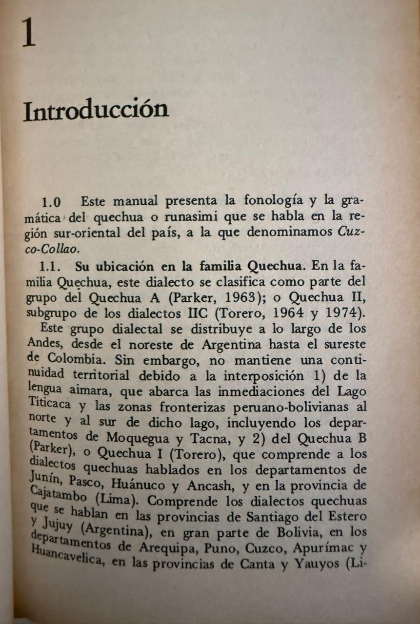GRAMATICA-DICCIONARIO QUECHUA CURZO-COLLAO - Imagen 4