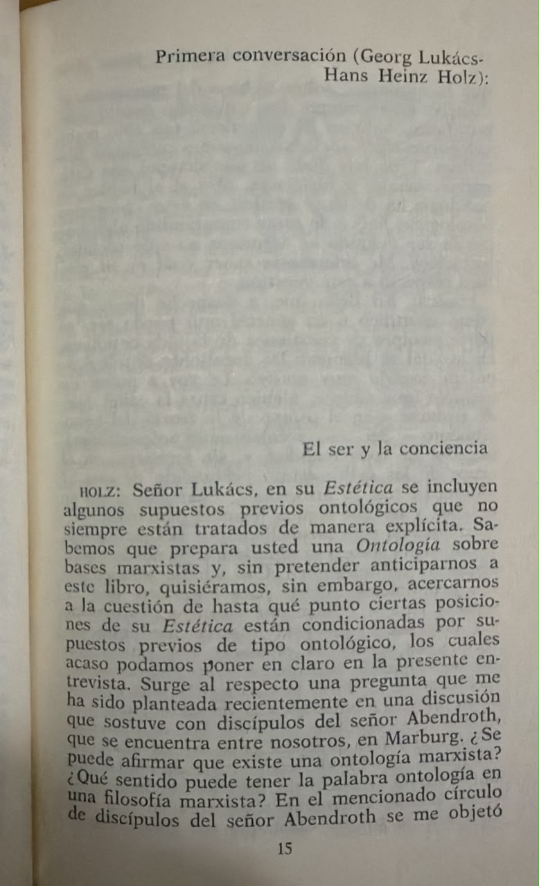 CONVERSACIONES CON LUKACS - Imagen 3