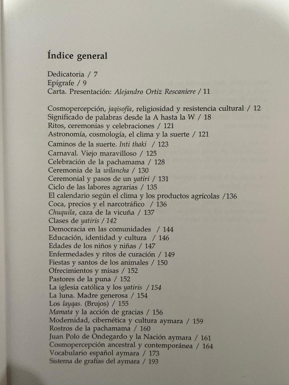 DICCIONARIO DE LA COSMOPPERCEPCIÓN ANDINA - Imagen 2