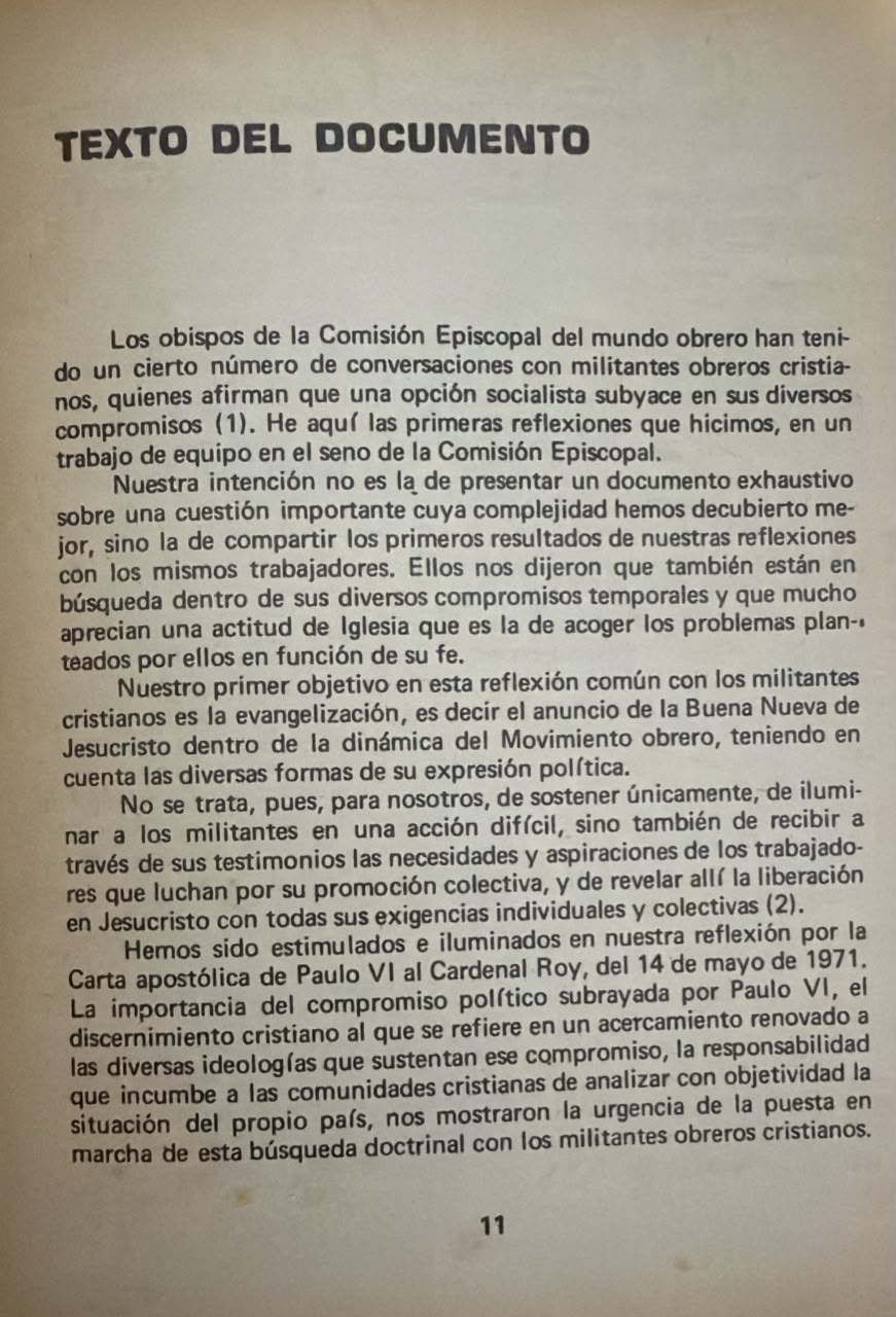 OBISPOS, MILITANTES Y SOCIALISMOS - Imagen 2