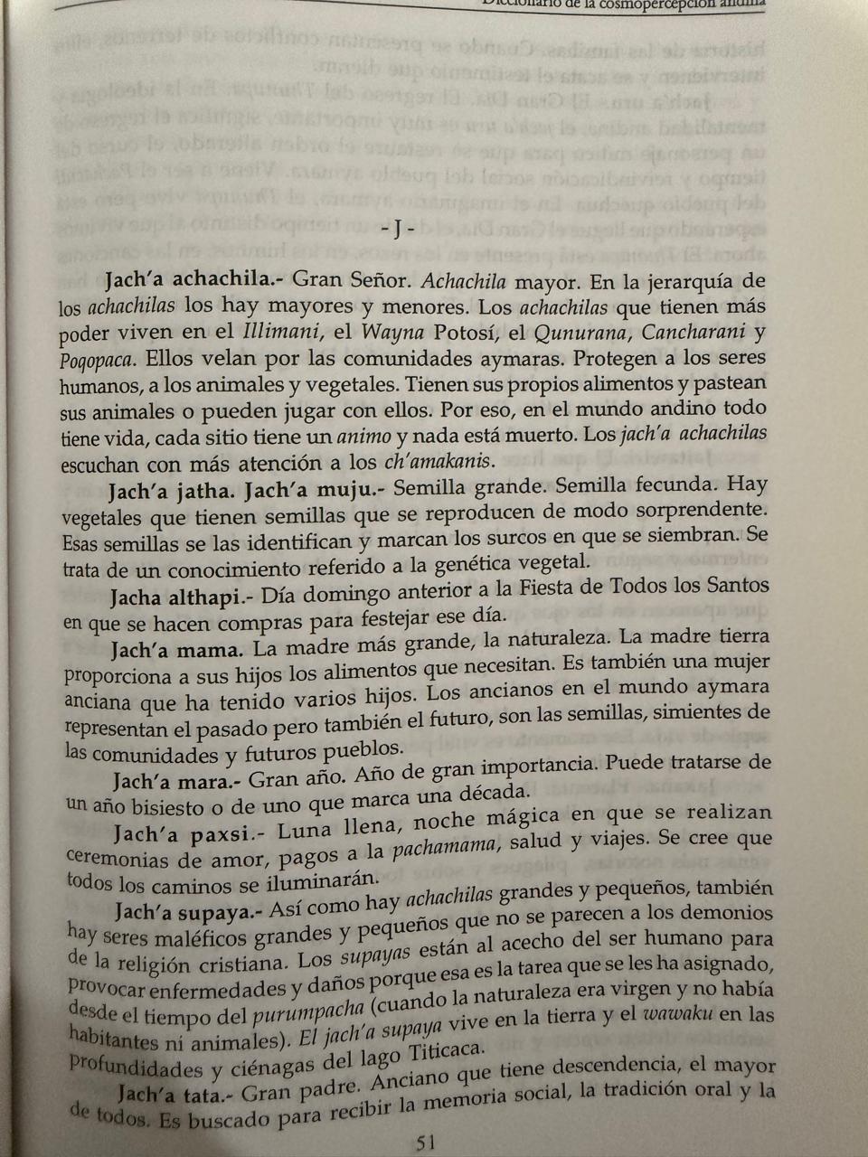 DICCIONARIO DE LA COSMOPPERCEPCIÓN ANDINA - Imagen 3