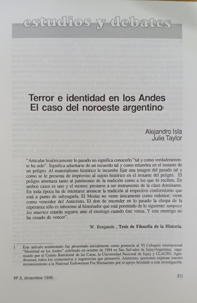 REVISTA ANDINA AÑO 13 - Nº 2, DICIEMBRE 1995 - Imagen 3