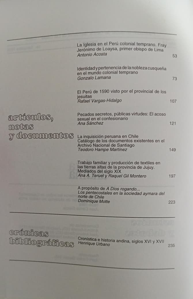 REVISTA ANDINA AÑO 14 - Nº 1, JULIO 1996 - Imagen 2