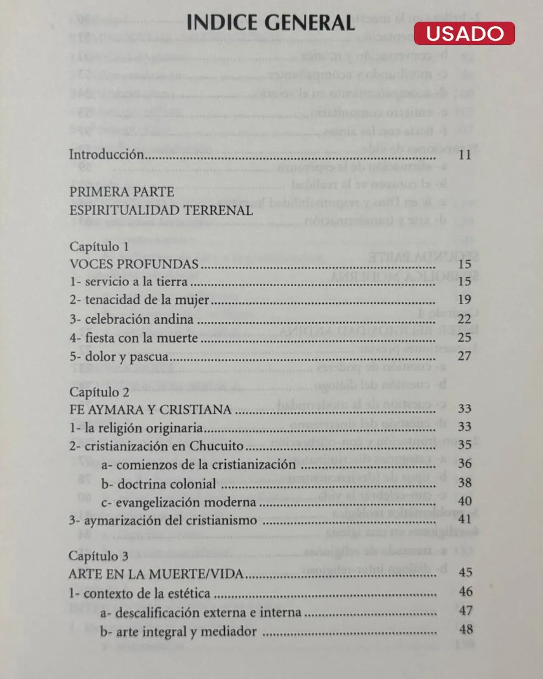 UN CRISTIANISMO ANDINO (CON FIRMA DEL AUTOR) - Imagen 2