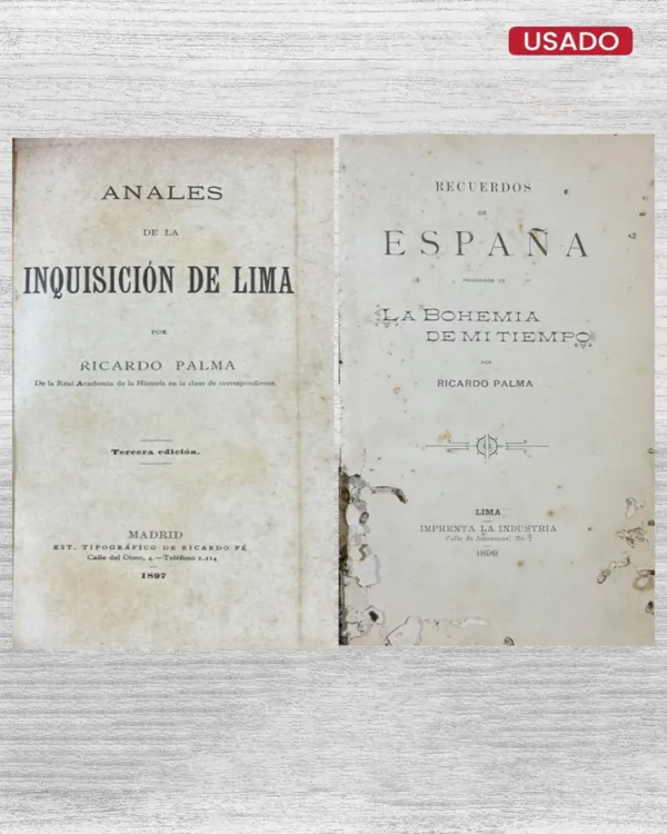 RECUERDOS DE ESPAÑA PRECEDIDOS DE LA BOHEMIA DE MI TIEMPO / ANALES DE LA INQUISICION DE ESPAÑA