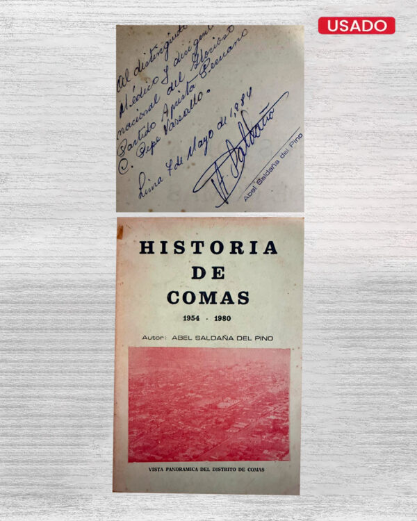 HISTORIA DE COMAS 1954 – 1980 (CON DEDICATORIA DEL AUTOR)