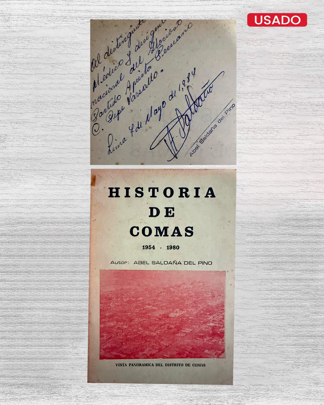 HISTORIA DE COMAS 1954 - 1980 (CON DEDICATORIA DEL AUTOR)