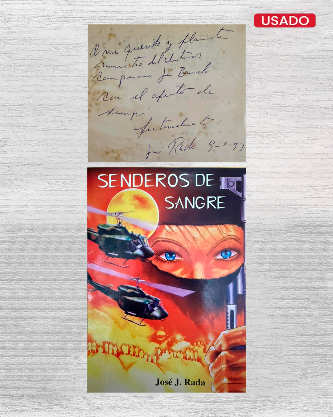 SENDEROS DE SANGRE (CON DEDICATORIA DEL AUTOR)