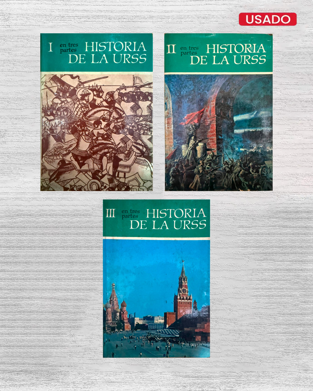 HISTORIA DE LA URSS (3 TOMOS)