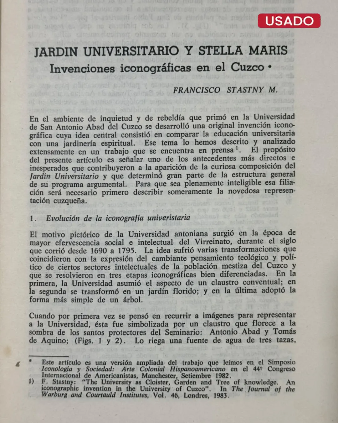 JARDIN UNIVERSITARIO Y STELLA MARIS; INVENCIONES ICONOGRAFICAS EN EL CUZCO - Imagen 2