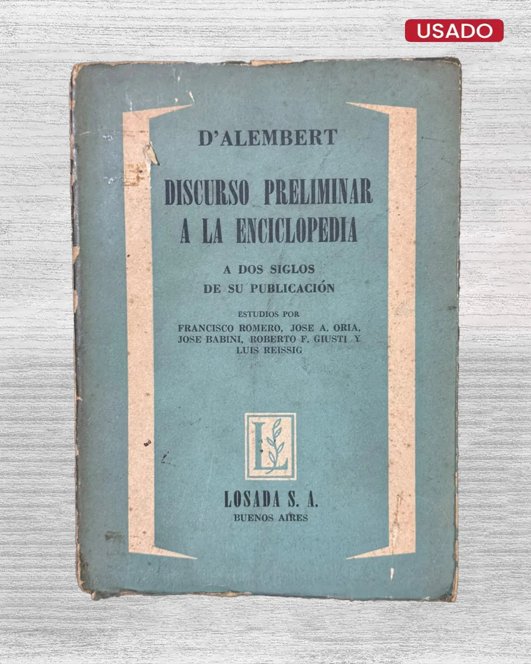 DISCURSO PRELIMINAR A LA ENCICLOPEDIA