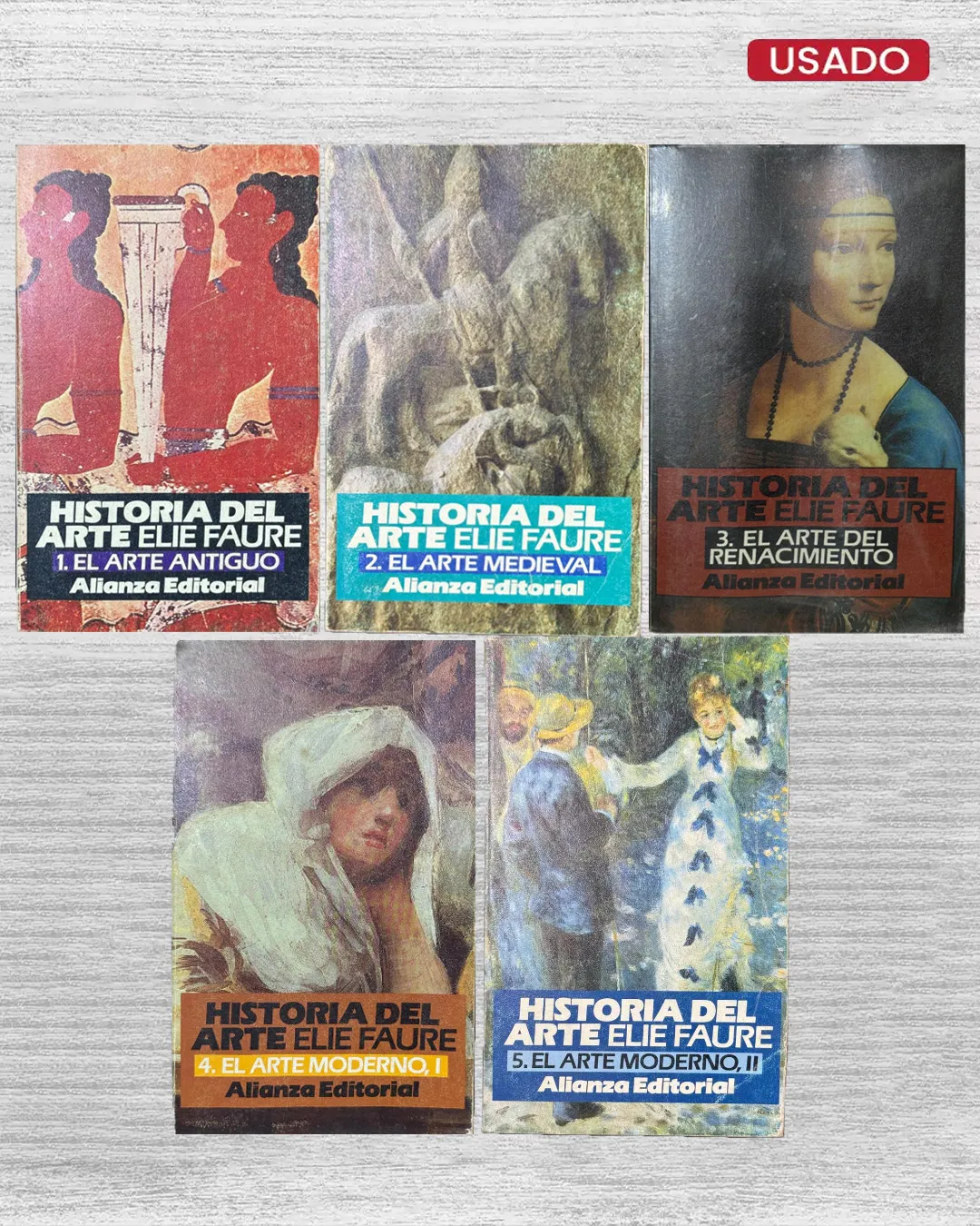 HISTORIA DEL ARTE (5 TOMOS)