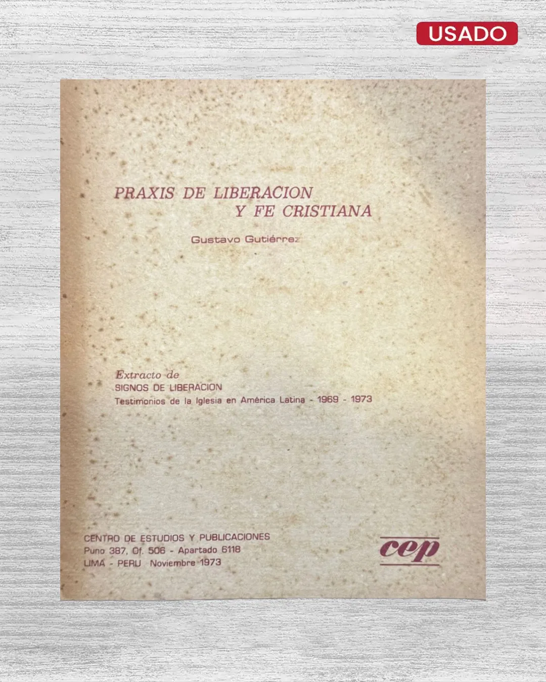 PRAXIS DE LIBERACIÓN Y FE CRISTIANA