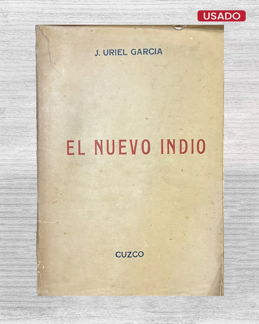 EL NUEVO INDIO (CON DEDICATORIA DEL AUTOR)
