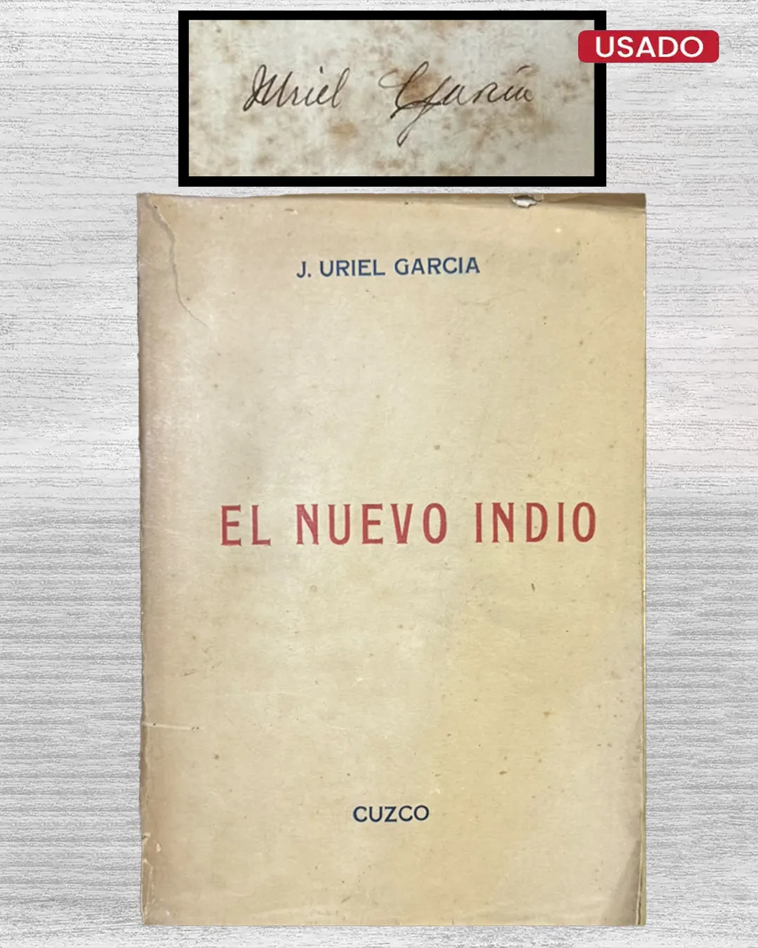 EL NUEVO INDIO (CON DEDICATORIA DEL AUTOR)