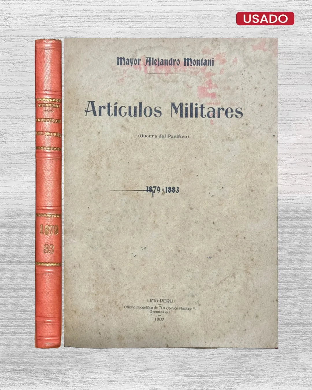 ARTÍCULOS MILITARES (GUERRA DEL PACÍFICO)