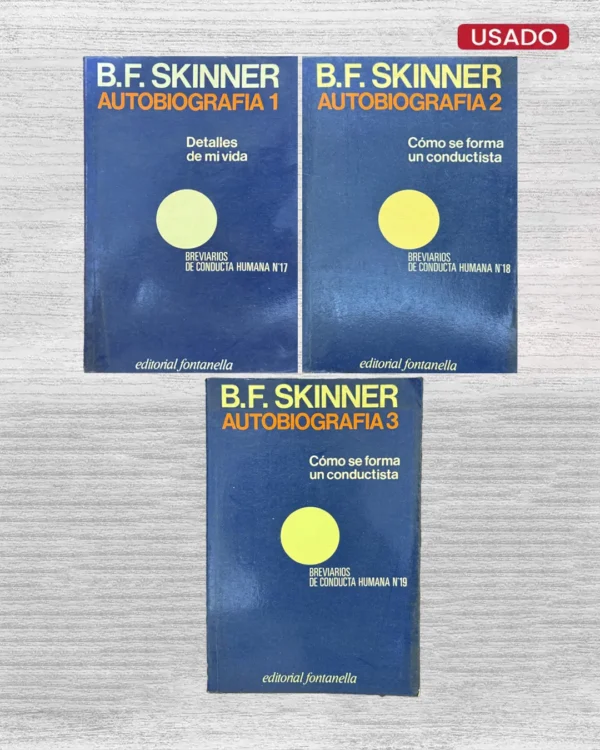 F. SKINNER: AUTOBIOGRAFÍA (3 TOMOS)