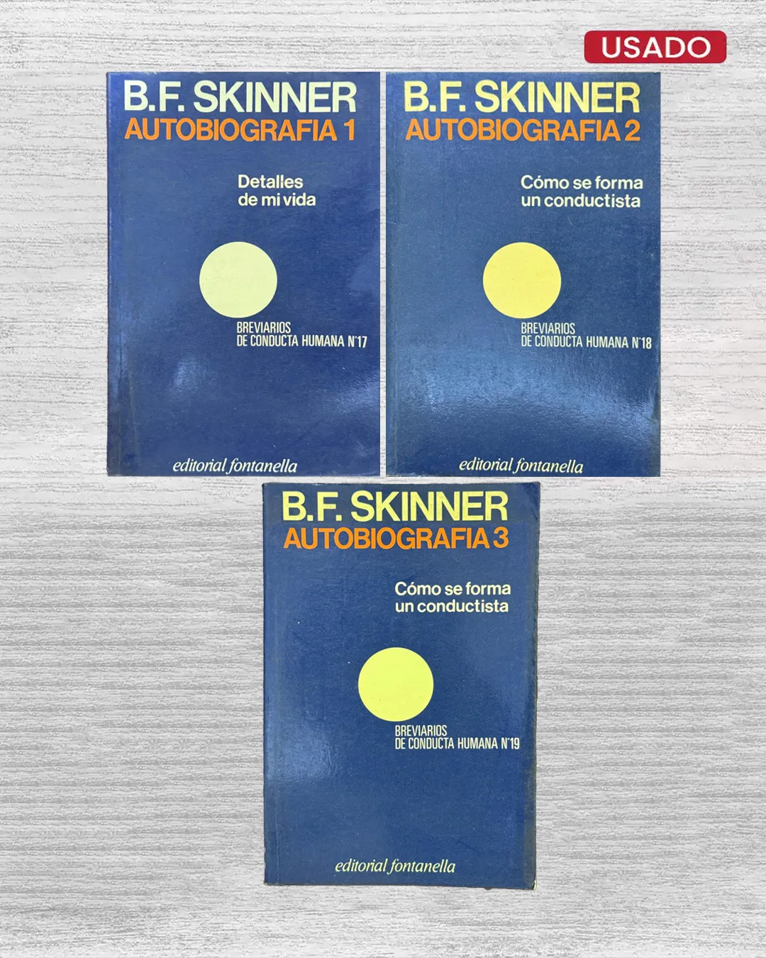 F. SKINNER: AUTOBIOGRAFÍA (3 TOMOS)